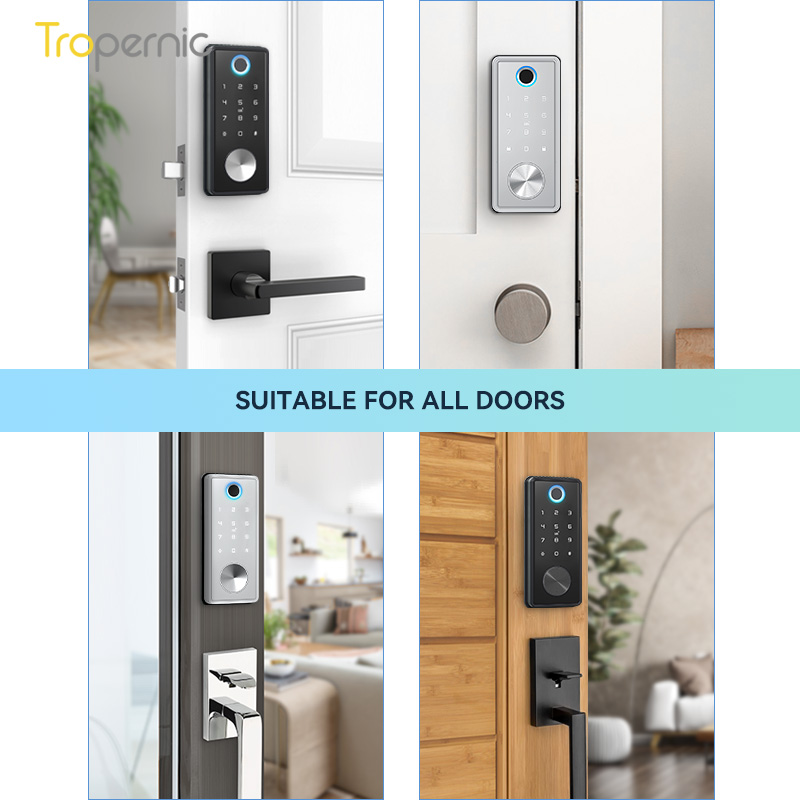 セラドゥラ インテリジェンテ指紋ロック ドア Tuya WI - Smart Lock Deadbolt Keypad Bluetooth のレビューと価格