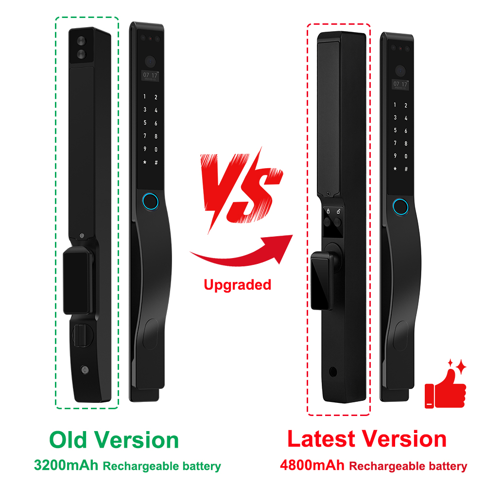RAYKUBE DQ10 Tuya WiFi パーム静脈防水 - Video Door Lock With Camera Peephole のレビューと価格