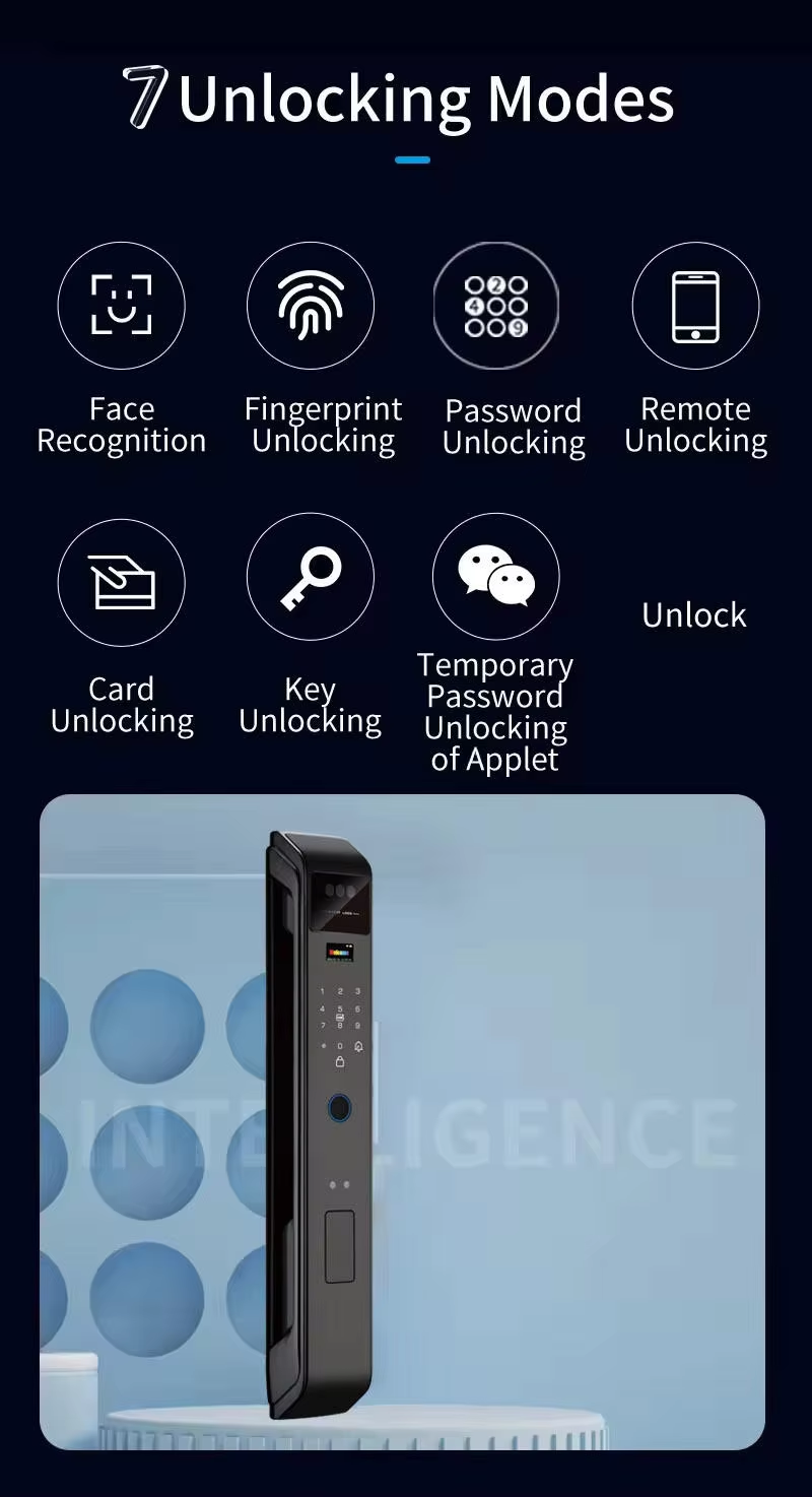 エンリケ・ウィッシュム 3D顔認証指紋認証WiFiスマートド - Face Recognition Door Lock のレビューと価格