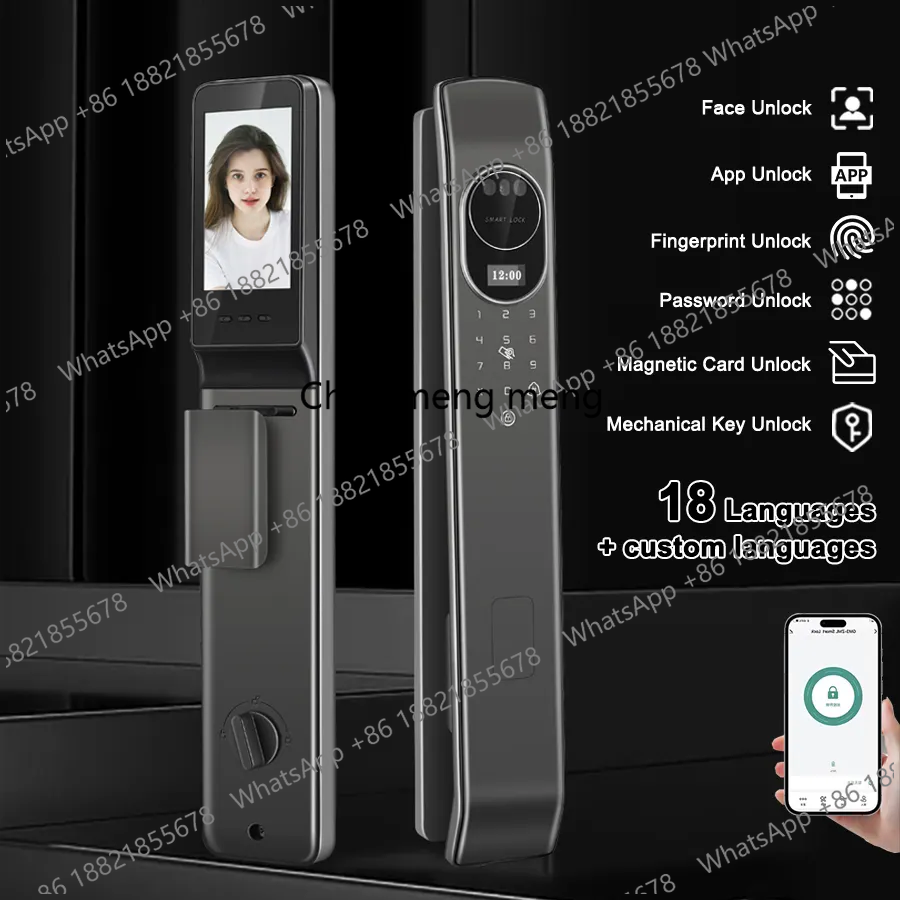 リモートWiFiスマートロック、指紋認証・顔認証対応zigb - Smart Lock Zigbee Gateway のレビューと価格