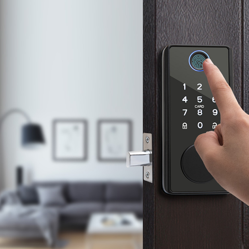 Tuyaアプリ対応、リモコン操作可能なドアロック。鍵と指紋認 - Fingerprint Padlock Weatherproof のレビューと価格