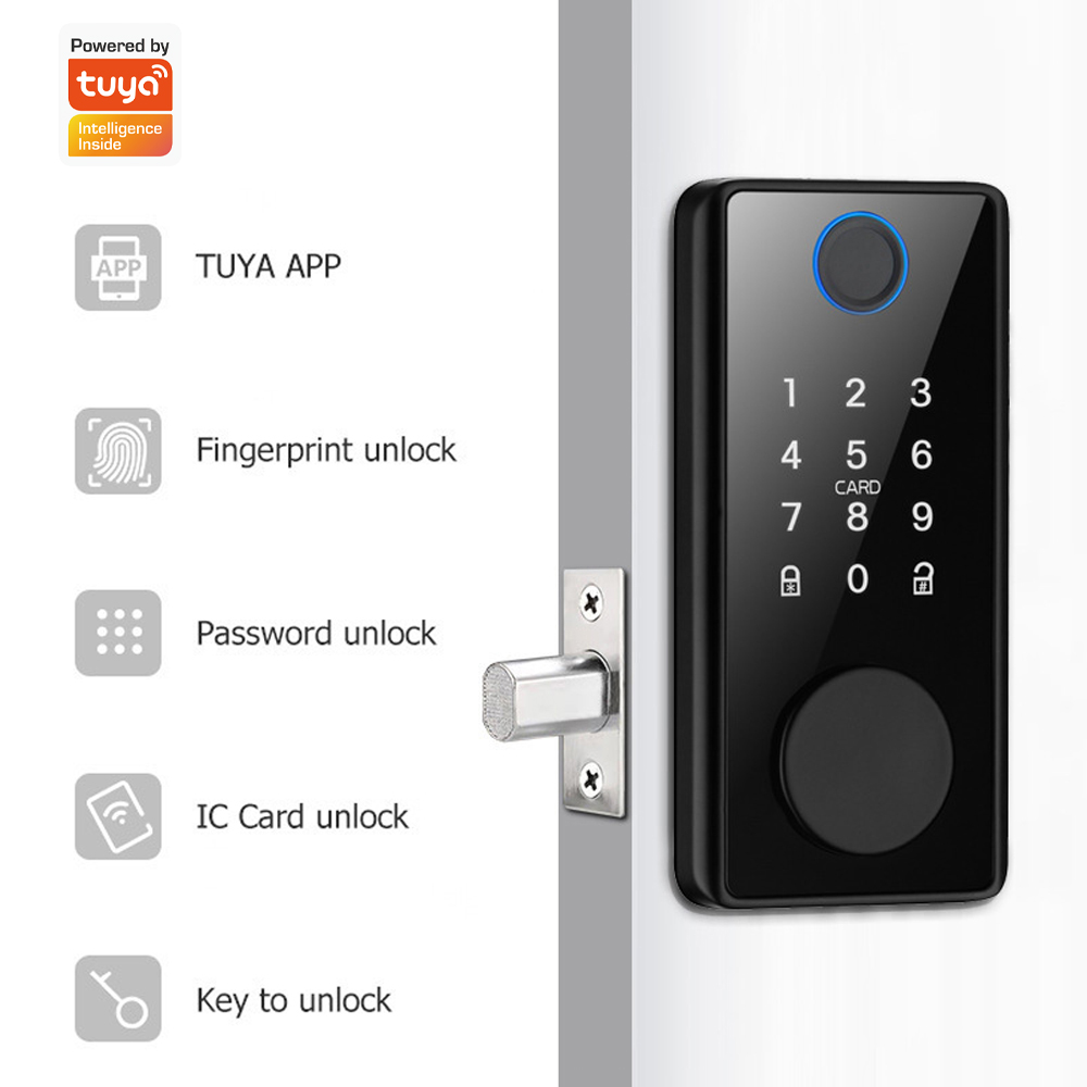 Tuyaアプリ対応、リモコン操作可能なドアロック。鍵と指紋認 - Fingerprint Padlock Weatherproof のレビューと価格