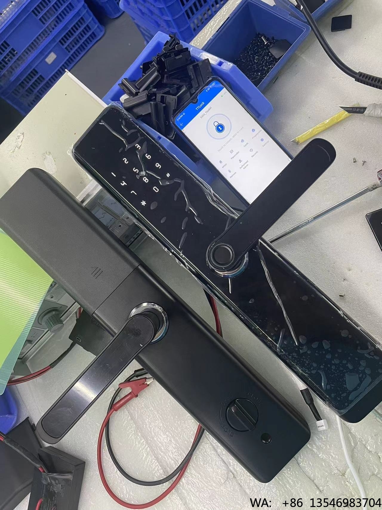 WiFi TTlockアプリ対応 生体認証指紋ドアハンドル  - Digital Door Lock Fingerprint Handle のレビューと価格