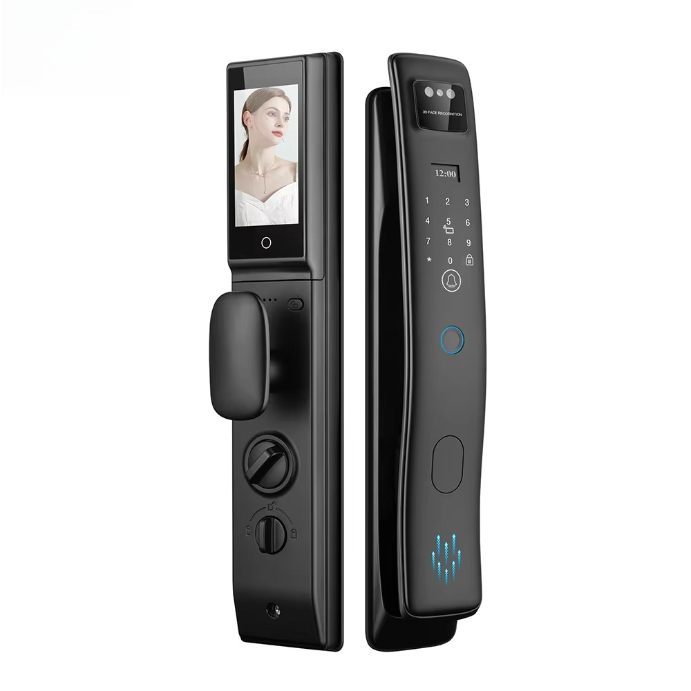 顔認証スマートロックTuyaビデオインターホンWiFiカメラ - Smart Door Lock With Camera Intercom のレビューと価格