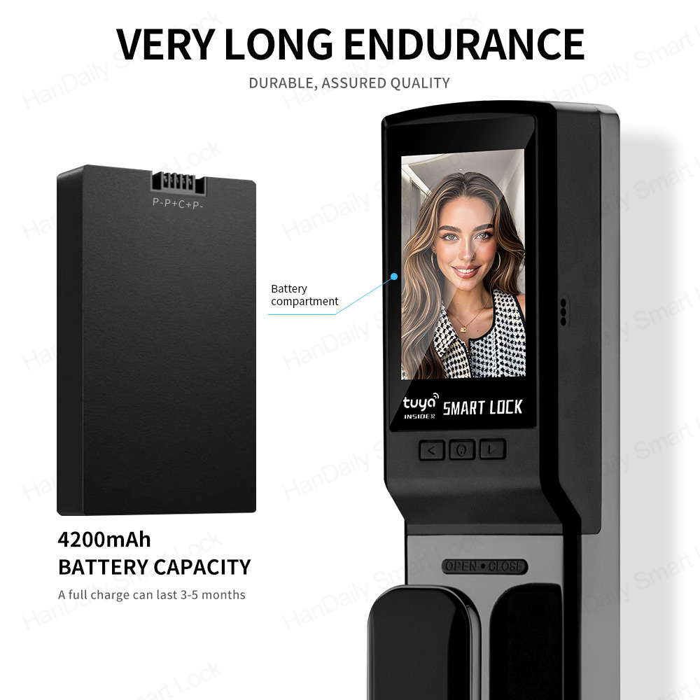 UsmartGoアプリ スマートロック 3D顔認証 自動指紋 - Video Door Lock With Camera Peephole のレビューと価格