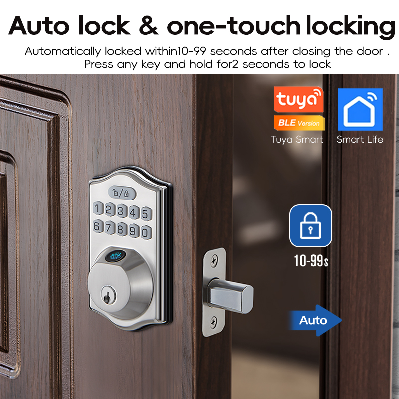 CDOK K6Tuya スマートロック、指紋ロック、パスワー - Smart Lock Zigbee Gateway のレビューと価格