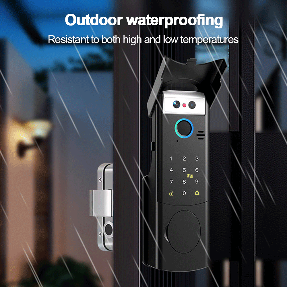 RAYKUBE V6/V8 防水 TTロック Bluetoo - Face Recognition Door Lock のレビューと価格