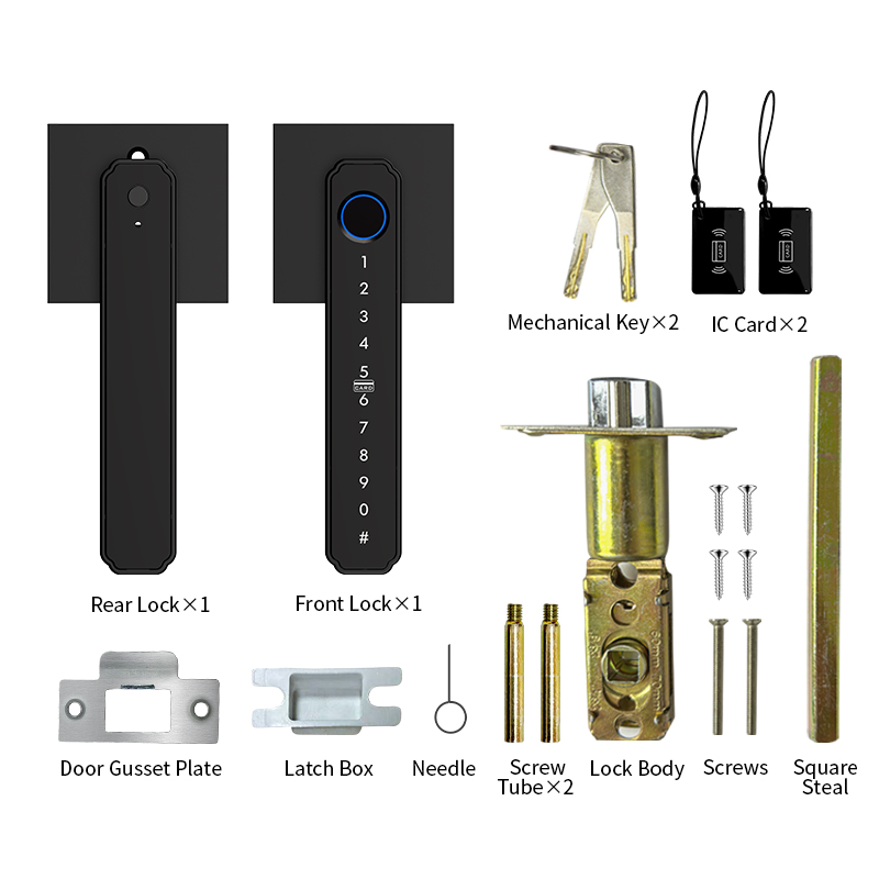 Tuya Bluetooth 指紋パスワードロック解除カード - Smart Lock Deadbolt Keypad Bluetooth のレビューと価格
