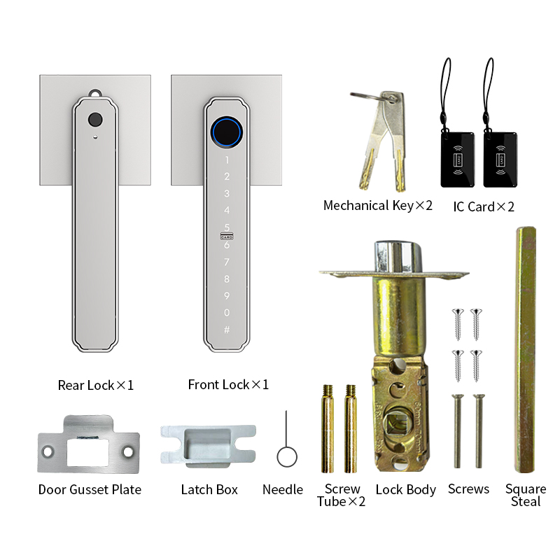 Tuya Bluetooth 指紋パスワードロック解除カード - Smart Lock Deadbolt Keypad Bluetooth のレビューと価格