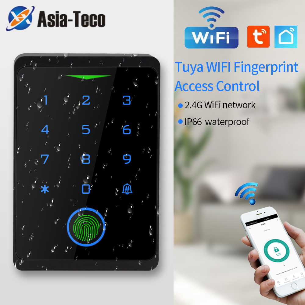 Tuya APP ドアロック IP66 防水キーレス生体認証 - Fingerprint Padlock Weatherproof のレビューと価格