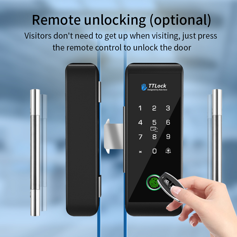 TTLOCK スマートガラスロック 指紋認証 13.56MH - Smart Door Lock Fingerprint Wifi のレビューと価格