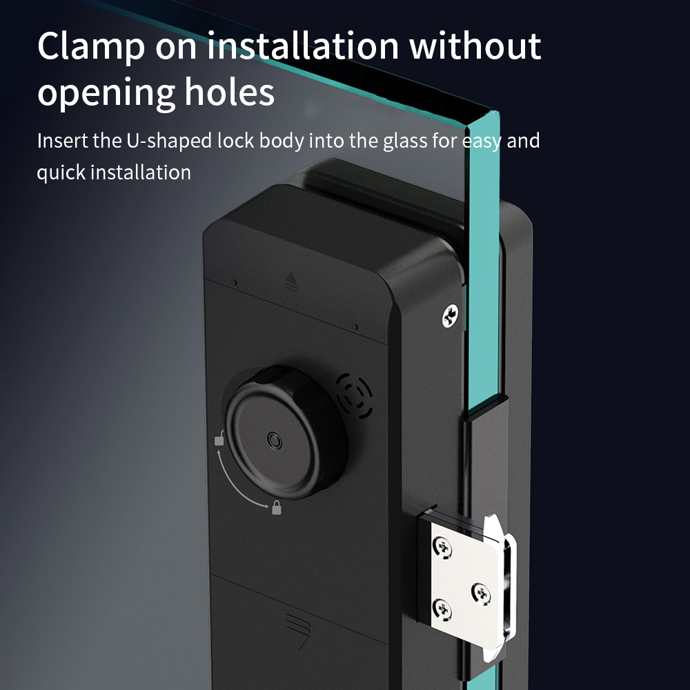 TTLOCK スマートガラスロック 指紋認証 13.56MH - Smart Door Lock Fingerprint Wifi のレビューと価格