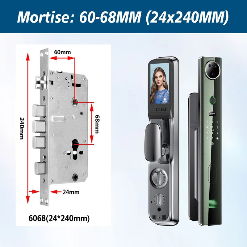 パスワードによる組み合わせ解除、コミュニティドア、ビデオ通話 - Video Door Lock With Camera Peephole のレビューと価格