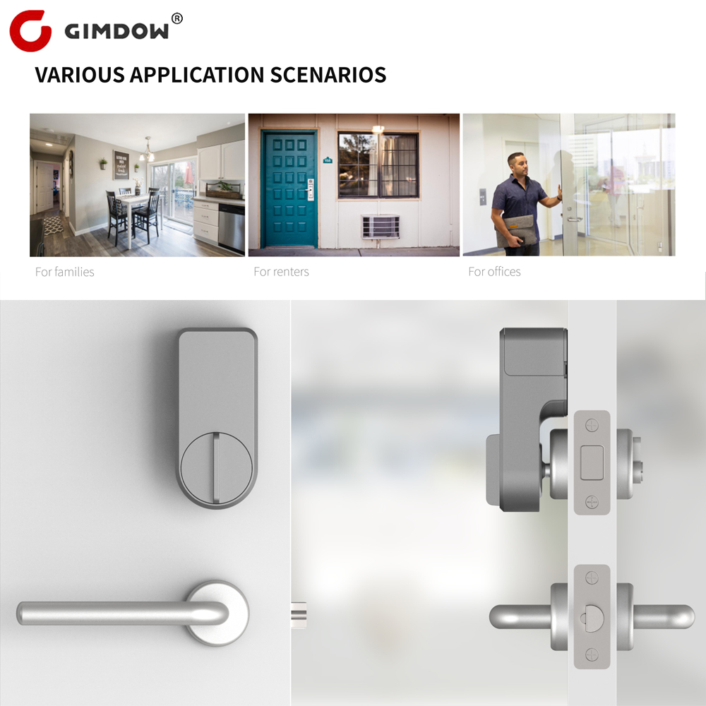 TuyaスマートデジタルドアロックGIMDOWパスワードロッ - Smart Lock For Sliding Door のレビューと価格