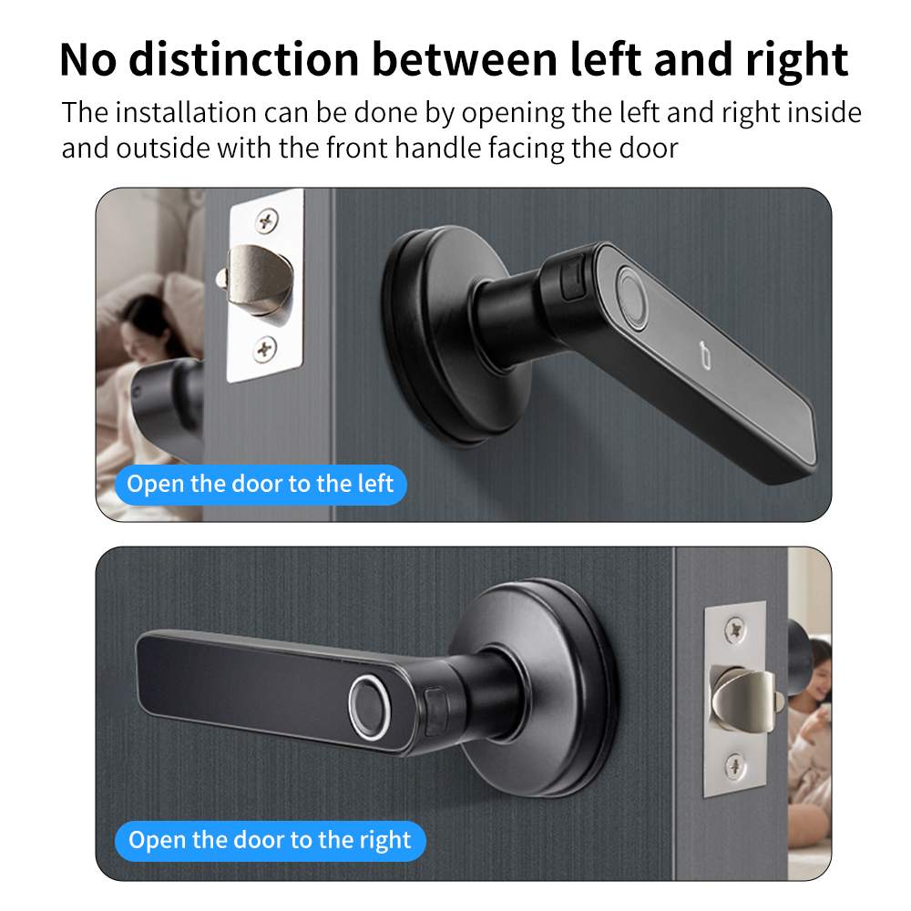 Tuya Bluetooth スマートドアロック、指紋ロック - Smart Lock For Sliding Door のレビューと価格