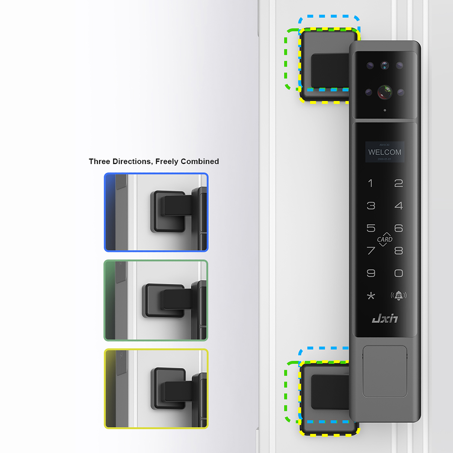 パームベインTuyaスマートゲートドアロックIP68防水3D - Smart Door Lock 3D Face Palm Vein のレビューと価格