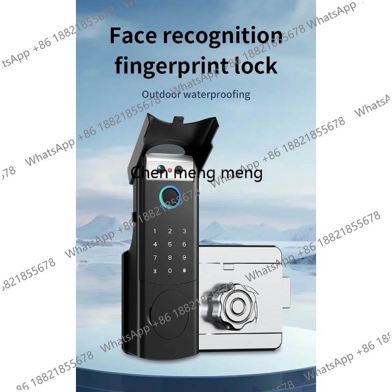 防水リムロック指紋認証リモート解錠コードキーレススマートロッ - Smart Rim Lock Wifi Fingerprint のレビューと価格