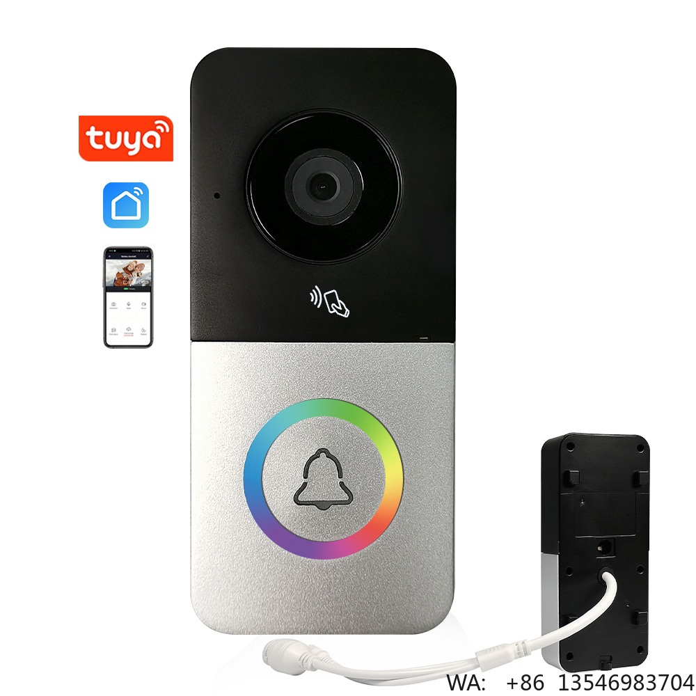 3MP 2K Tuya WiFiスマートビデオドアベルカメラ - Smart Door Lock With Camera Intercom のレビューと価格