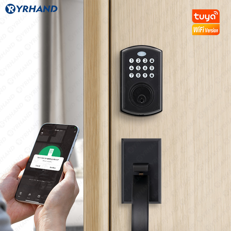 Yrhand-生体認証TRONica,防水セキュリティロック - Smart Lock Deadbolt Keypad Bluetooth のレビューと価格