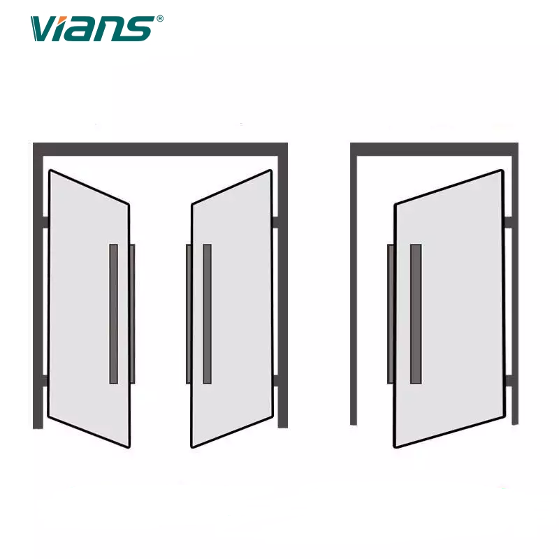 VIANS APP 80CM両開きスマート電気錠デジタル指紋 - Digital Door Lock Fingerprint Handle のレビューと価格